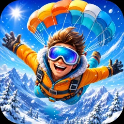 أيقونة Winter Skydiving